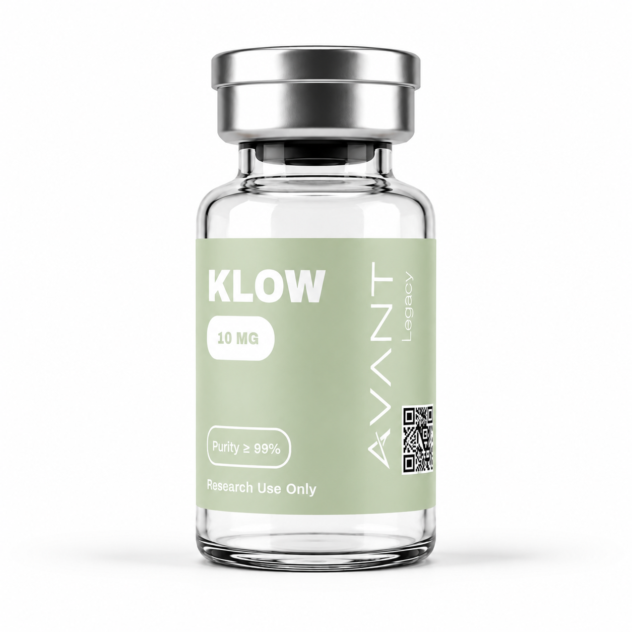 KLOW research vial, 80 mg, third-party tested with COA